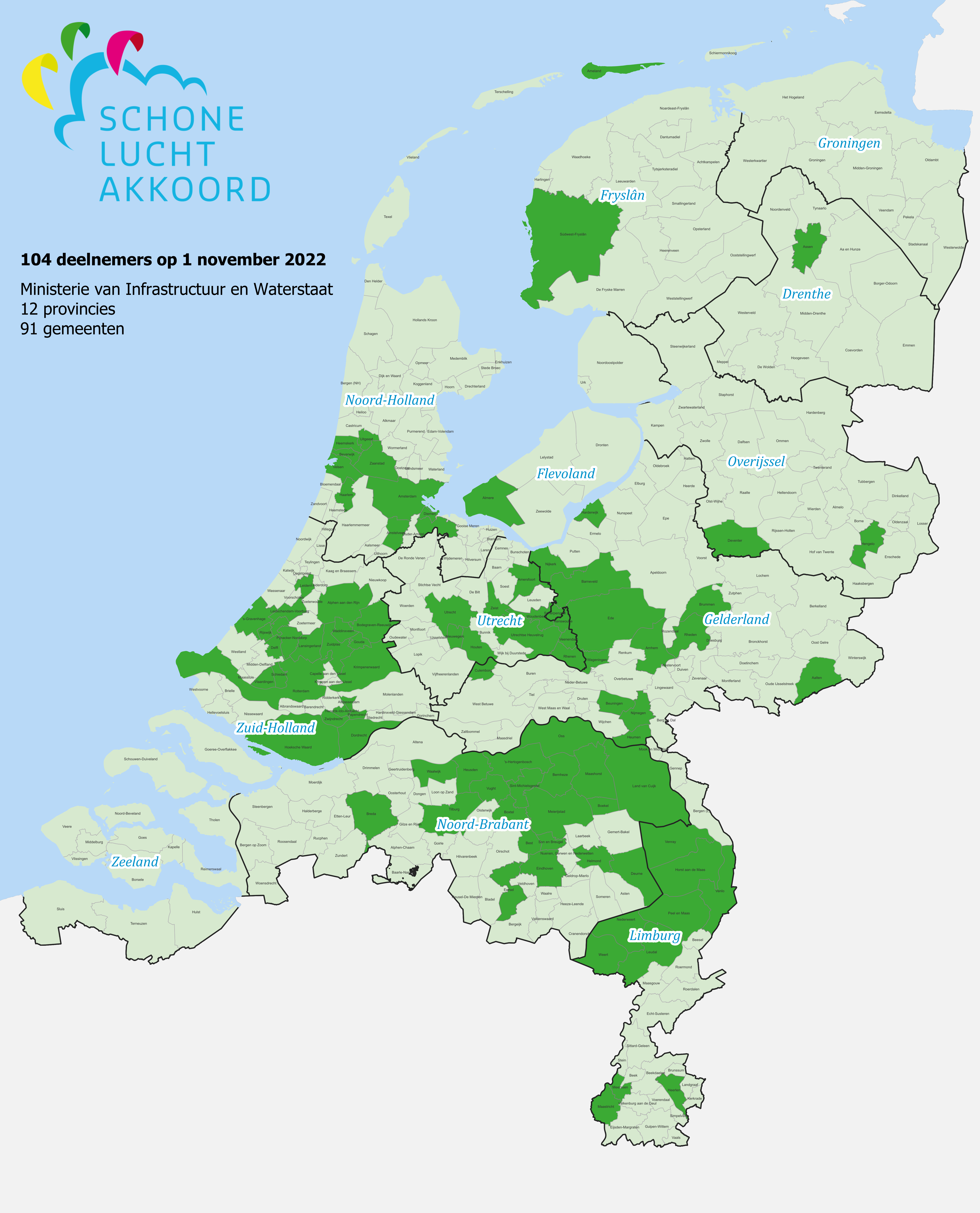 Schone Lucht Akkoord Deelnemers
