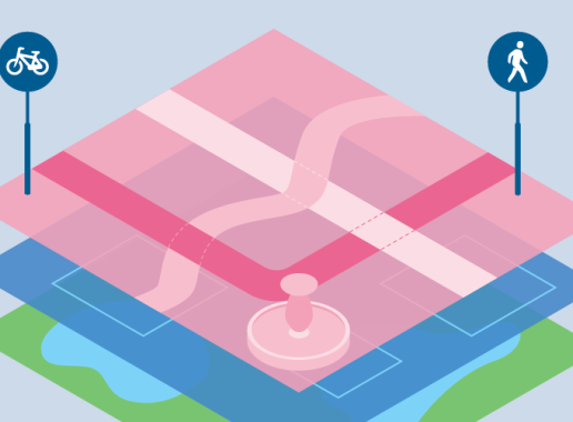 visual van handvat voor ontmoeten waarbij stapeling van netwerken zal leiden tot interactie