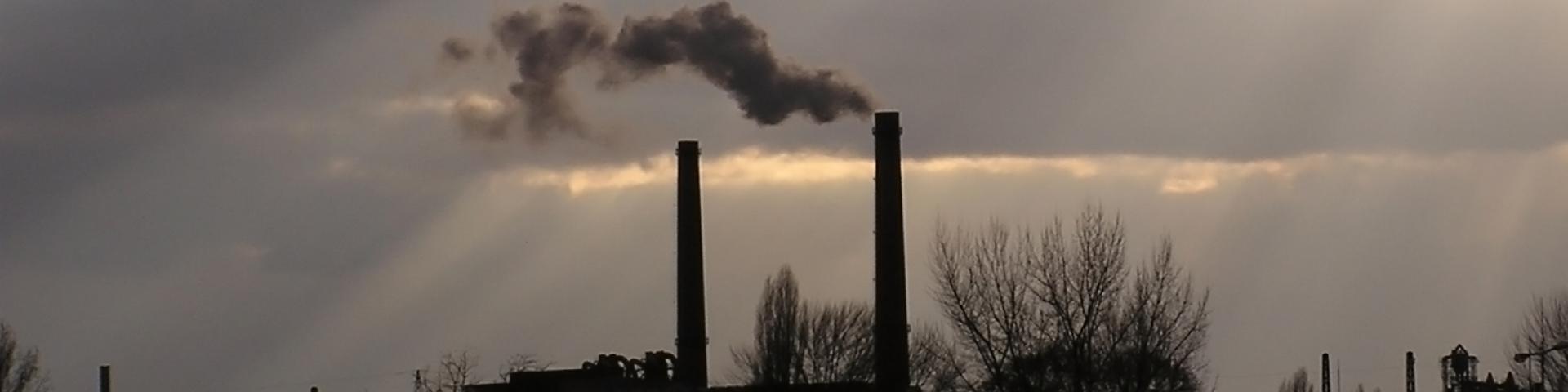 Schoorstenen industrieterein
